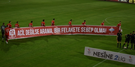 Petrolspor’dan anlamlı farkındalık mesajı: Acil değilse arama, bir felakete sebep olma!
