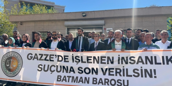 Batman Barosu’ndan İsrail hakkında suç duyurusu