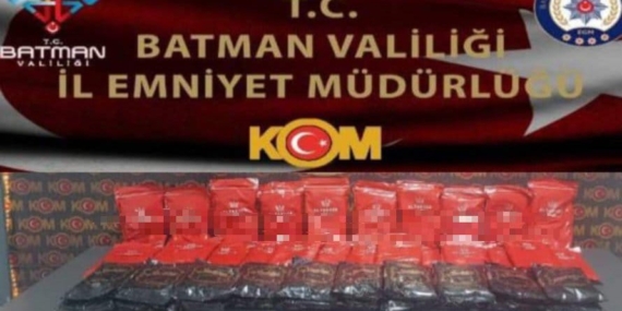 Batman’da kaçak nargile tütünü operasyonu