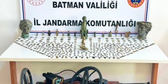 Batman’da tarihi eser operasyonu