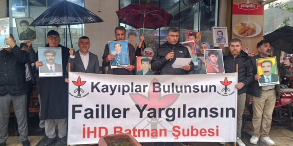 İHD Batman: Kayıplar için adalet, devlet için yükümlülüktür
