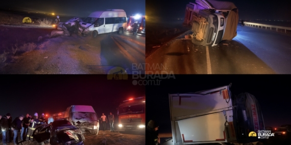 Katliam gibi kaza: 2’si çocuk 4 Batmanlı hayatını kaybetti