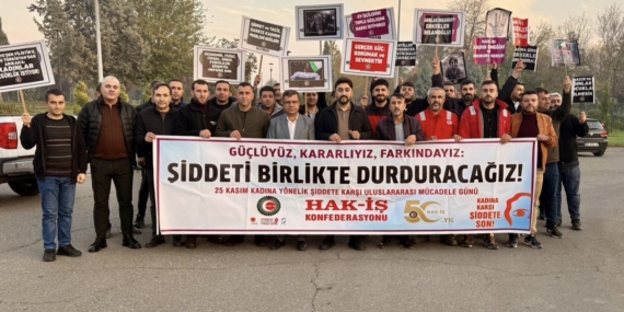 Hak-iş Batman teşkilatı 25 Kasım’da meydanlarda