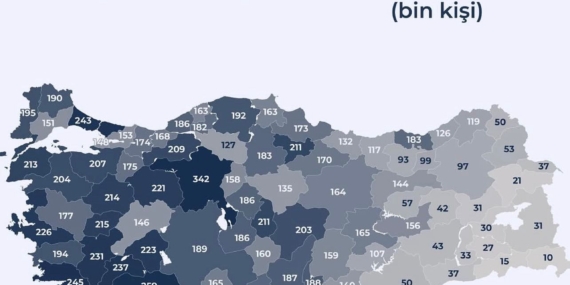 Batman, kişi başına düşen otomobil sayısında türkiye’nin en gerisinde