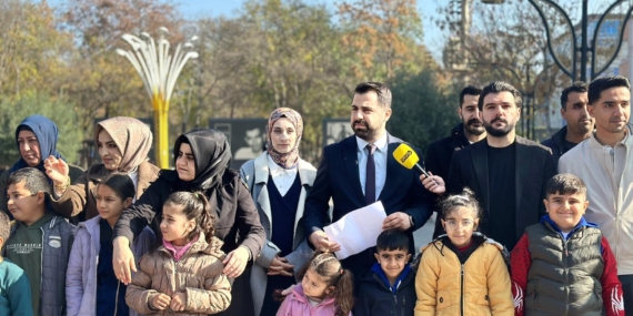 Batman – AK Parti Gençlik Kollarından Gazze ve mazlum çocuklar için çağrı