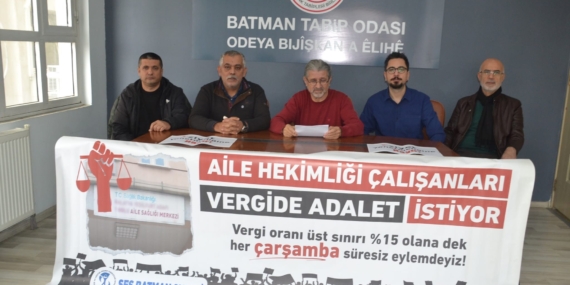 Batman Tabip Odası ve SES’ten “Tükeniyoruz” Mesajı