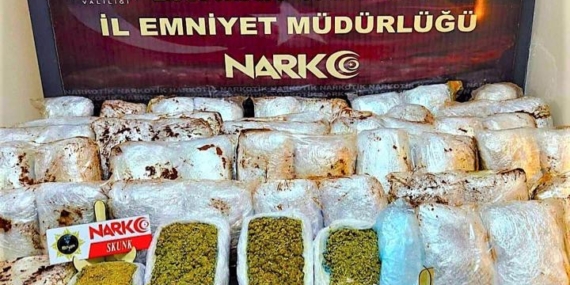 Batman’da Uyuşturucu Operasyonu: 37 Kilo 900 Gram Madde Ele Geçirildi