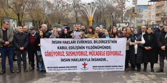 BATMAN – İHD’den 10 Aralık İnsan Hakları Günü açıklaması