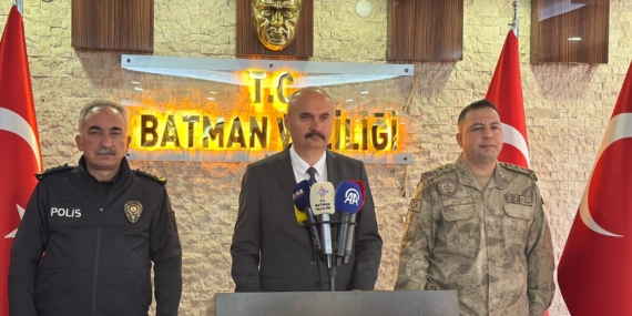 Vali Canalp: Batman’da suç oranları hızla geriliyor