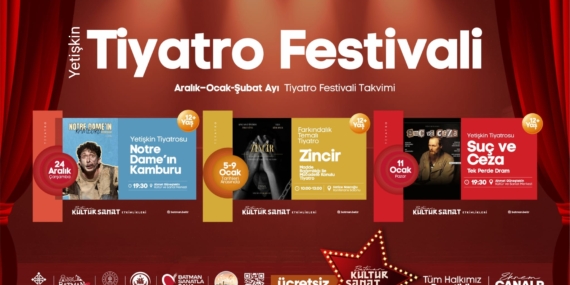 Batman’da tiyatro festivali başlıyor: Sahne sanatları kış boyunca şehri saracak