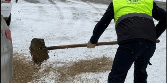 Batman’da karla mücadele: 720 ton tuzlama çalışması