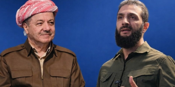 Barzani ile Şara arasında kritik görüşme: Kürtlerin hakları güvence altında olacak