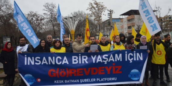 Batman’da KESK’ten “İnsanca Yaşam” vurgusu