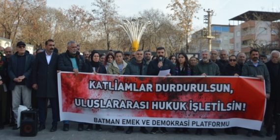 Batman Emek ve Demokrasi Platformu’ndan Suriye için barış çağrısı