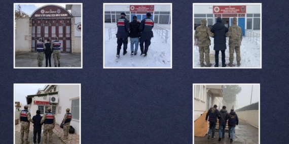 Aranan şahıslara yönelik operasyonlarda 23 kişi yakalandı