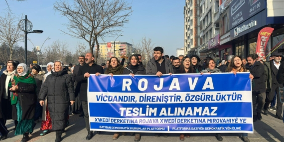 Batman Demokratik Kurumlar Platformu’ndan Rojava saldırılarına tepki