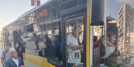 Batman – 16 numaralı hat öğrenciler için çileye döndü: Yoğunluk dayanılmaz boyutta