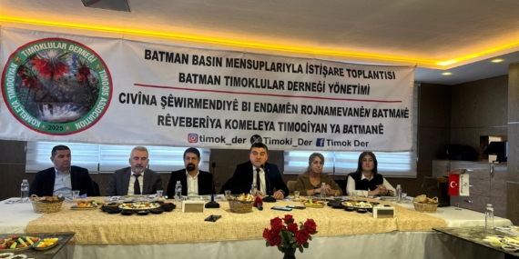 Batman –  Timoklular Derneği basınla buluştu: Hedef kültür ve turizm