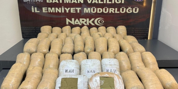 Batman’da Narkotik Operasyonu: Tırda esrar ele geçirildi