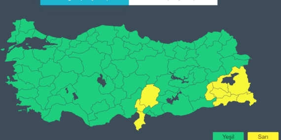 Batman için sarı kod uyarısı: Kuvvetli yağış