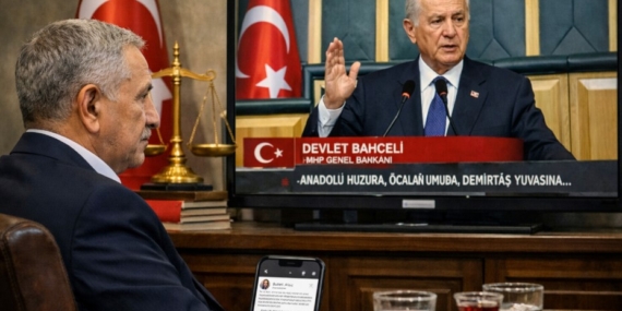Arınç’tan Bahçeli’ye Öcalan ve Demirtaş desteği: Adalet tecelli etmeli