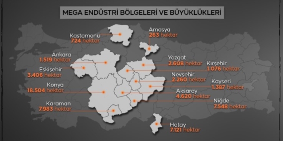 Mega Sanayi Planı… Batman ve Diyarbakır dahil hiçbir bölge ili yok