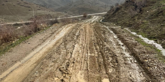 Batman Sason Karameşe Köyü (Sebane) yolu 60 yıldır asfalt görmedi
