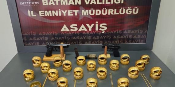 Batman’da kuyumcu soygununda 12 gözaltı: 5 kişi tutuklandı