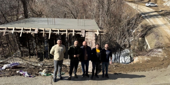 Batman – Kozluk’un Timoq (Gümüşörgü) Köyü’nde hayır inşaatları sürüyor