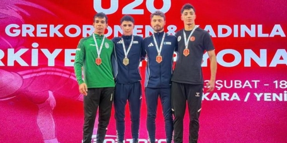 Batman Üniversitesi Öğrencileri Türkiye Güreş Şampiyonasında önemli başarıya imza attı