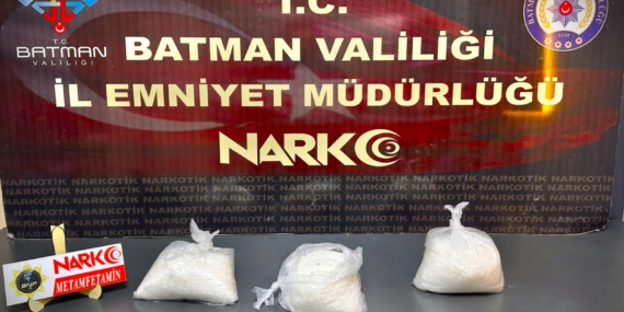 Batman girişinde uyuşturucu operasyonu