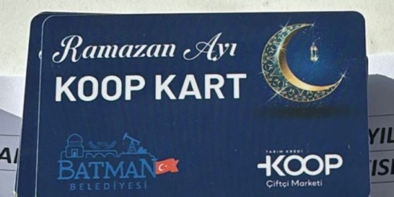 Batman Belediyesi’nden 6 Bin 600 aileye gıda kartı desteği