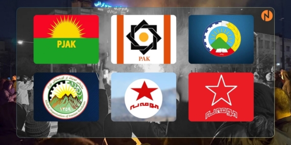 İran’da bulunan Kürt partilerinden  Kürdistan Bölgesine saldırılara tepki