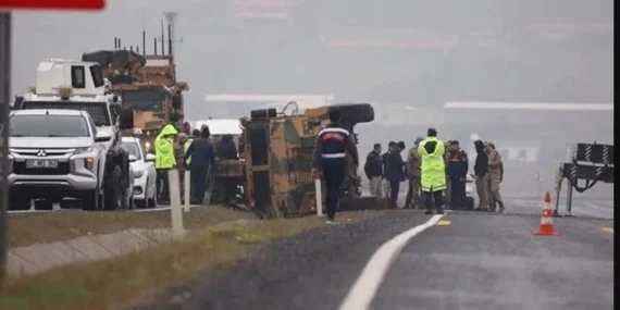 Ağrı’da askeri araç devrildi: Bir asker hayatını kaybetti