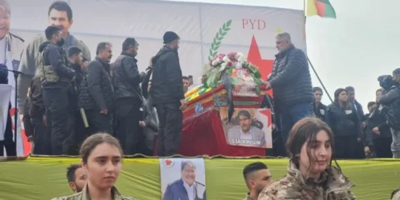 Salih Muslim için Qamişlo’da cenaze töreni düzenlendi