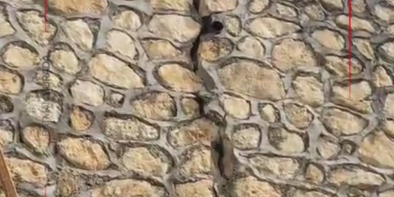 Batman – OSB’de istinat duvarı çatladı