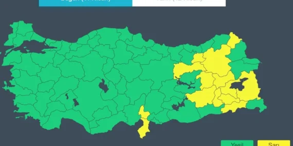 Meteoroloji alarm verdi… Batman ve çok sayıda il için sarı kod!