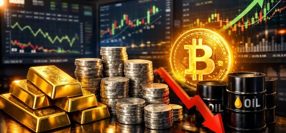 altın gümüş petrol bitcoin piyasalar