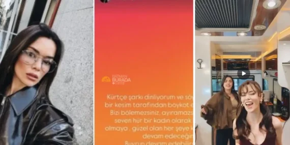 Kürtçe dinledi hedef oldu: Türk sanatçı Seray Kaya’dan sert yanıt