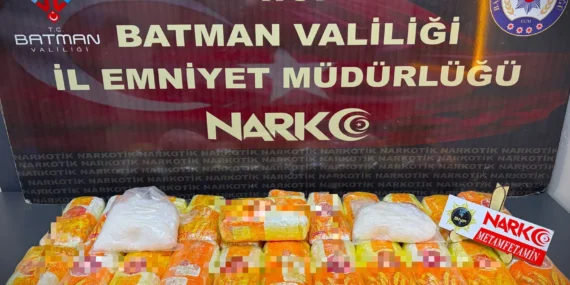 Batman – Çekicide Taşınan Araçtan Uyuşturucu Çıktı