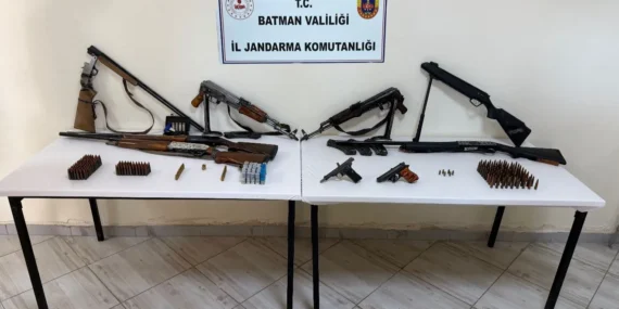 Sason’da kaçak silah operasyonu: 2 şüpheli tutuklandı
