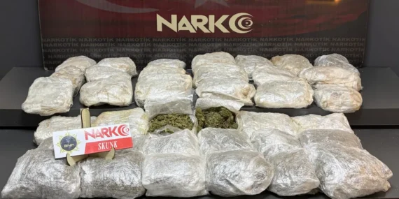 Batman’da uyuşturucu operasyonu: 20 kilo skunk bulundu