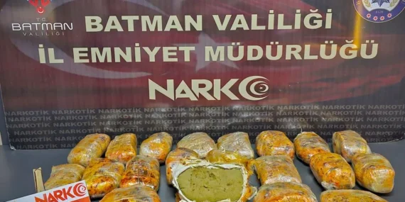 Batman – Kozluk girişinde uyuşturucu operasyonu