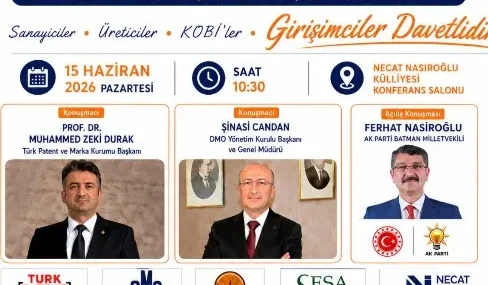 DMO ve Türk Patent Başkanları Batman’da İş Dünyasıyla Buluşacak