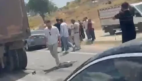 Batman-Bismil karayolunda korkutan kaza ucuz atlatıldı