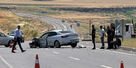 Batman-Diyarbakır karayolunda kaza: 2’si çocuk 7 yaralı
