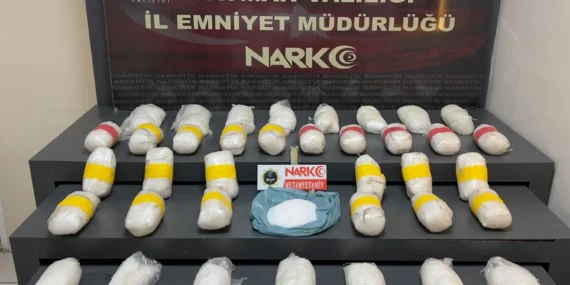 Batman’da Narkotik Operasyonu: 19 Kilo 250 Gram Metamfetamin Ele Geçirildi