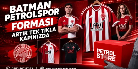 Batman Petrolspor Forması artık tek tıkla kapınızda