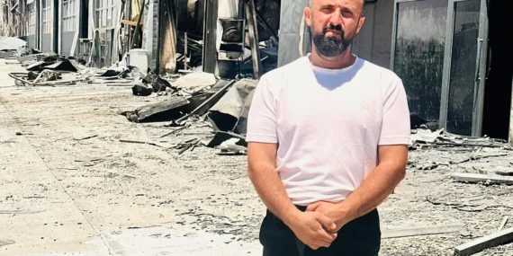 Batman OSB’de yangın mağdurları destek bekliyor: 20 yıllık emeğimiz kül oldu