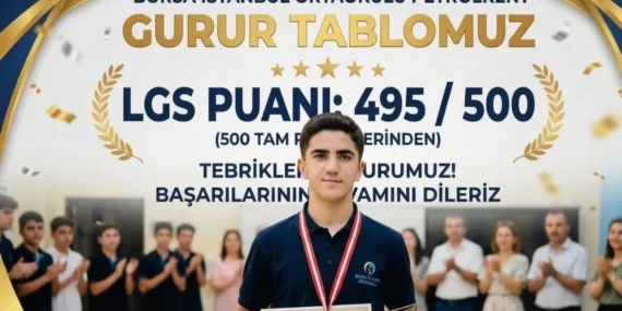 Batman’da LGS gururu: Selman Faris Yıldız il ikincisi oldu